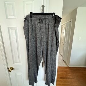George Men's 2XL (44-46) Solid Knit Pajama Pants Gray Lounge Sleep Bottoms NWT